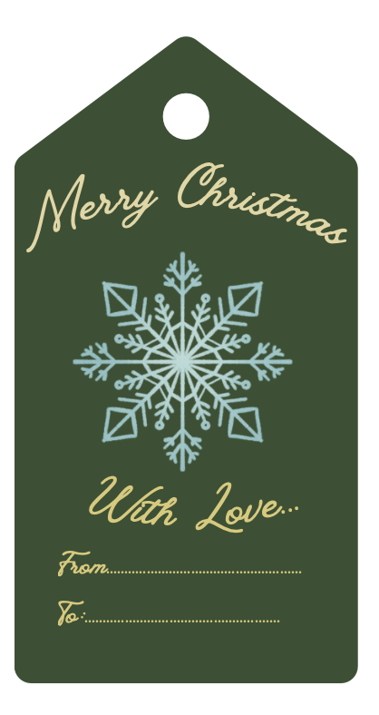 Traditional Christmas Gift Tags