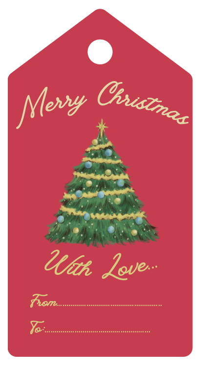 Traditional Christmas Gift Tags