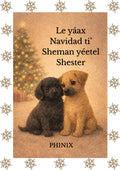 Le yáax Navidad ti’ Sheman yéetel Shester (Yucatec Maya Edition)